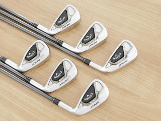 iron_set : ชุดเหล็ก Callaway APEX DCB Forged (ปี 2022) มีเหล็ก 5-Pw (6 ชิ้น) ก้านกราไฟต์ Mitsubishi Diamana 55 Flex R