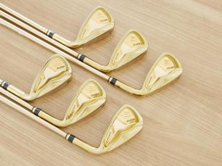 Iron set : Katana : ชุดเหล็ก Katana Voltio Model J Gold (ปี 2018 หน้าเด้ง ตีง่าย ไกล) มีเหล็ก 5-Pw (6 ชิ้น) ก้านกราไฟต์ Fujikura Speeder 550 Flex SR
