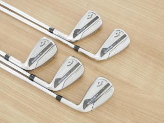 Iron set : Callaway : ชุดเหล็ก Callaway Paradym Ai Smoke (ออกปี 2024 ตีง่ายมาก ไกล Japan Spec.) มีเหล็ก 6-Pw (5 ชิ้น) ก้านเหล็ก NS Pro Modus 105 Flex S