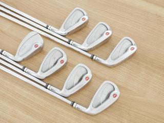 Iron set : PRGR : ชุดเหล็กกระเทย PRGR NEW Egg Forged (รุ่นปี 2020 ตีง่ายและไกลมากๆ เด้งสุดๆ COR 0.82) มีเหล็ก 6-Pw,Aw,As (7 ชิ้น) ก้านเหล็ก NS Pro 950 NEO Flex S