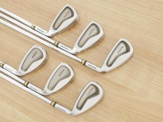 Iron set : Tourstage : ชุดเหล็ก Tourstage V301 Ti-Face (ใบใหญ่ ตีง่าย) มีเหล็ก 6-Pw,Sw (6 ชิ้น) ก้านเหล็ก NS Pro 750 Wrap Tech Flex R