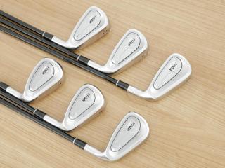 Iron set : PRGR : ชุดเหล็ก PRGR 04 Forged (รุ่นปี 2025 ตีง่าย ไกลมากๆๆ) มีเหล็ก 6-Pw,Aw (6 ชิ้น) ก้านกราไฟต์ Fujikura MCI Flex SR
