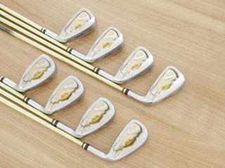iron_set : ชุดเหล็ก Honma Beres IS-05 Forged (ปี 2017) มีเหล็ก 6-11,Aw,Sw (8 ชิ้น ระยะเทียบเท่า 5-Pw,Aw,Sw ของรุ่นอื่นๆ) ก้าน ARMRQ ∞ (48) Flex R (2 ดาว)