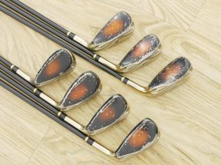 iron_set : ชุดเหล็กกระเทย Katana Izu Max Sniper มีเหล็ก 7-Pw,Aw,As,Sw (7 ชิ้น เบอร์ 7 ตีระยะเท่าเหล็ก 6 ปกติ) ก้านกราไฟต์ Flex R