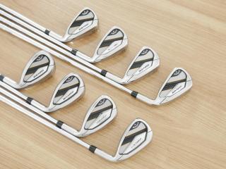 iron_set : ชุดเหล็ก Callaway Mavrik (ปี 2020 ตีง่าย ไกลมากๆ) มีเหล็ก 6-Pw,Aw,Gw,Sw (8 ชิ้น) ก้านเหล็ก NS Pro 950 NEO Flex S