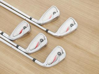 Iron set : Yamaha : ชุดเหล็ก Yamaha RMX 218 (ปี 2019 หน้าเด้ง ตีไกลมาก) มีเหล็ก 6-Pw (5 ชิ้น) ก้านกราไฟต์ Mitsubishi FUBUKI AI II 50 Flex R