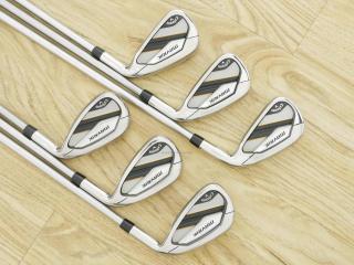 iron_set : ชุดเหล็ก Callaway Mavrik (ปี 2020 ตีง่าย ไกลมากๆ) มีเหล็ก 5-Pw (6 ชิ้น) ก้านกราไฟต์ Mitsubishi Diamana 50 Flex R