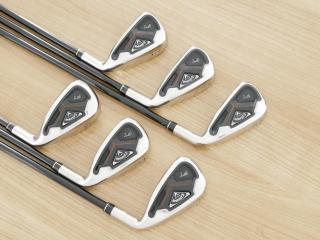 Iron set : Callaway : ชุดเหล็ก Callaway FT i-brid มีเหล็ก 5-Pw (6 ชิ้น) ก้านกราไฟต์ Flex SR