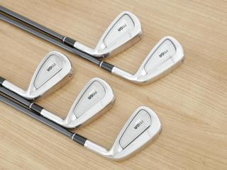 Iron set : PRGR : ชุดเหล็ก PRGR 02 Forged (ปี 2021 นุ่มมาก หายาก) มีเหล็ก 6-Pw (5 ชิ้น) ก้านกราไฟต์ Mitsubishi Diamana Flex SR