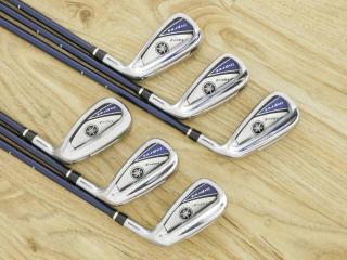iron_set : ชุดเหล็ก Yamaha Inpres UD+2 (ออกปี 2019 ตีไกลที่สุด ไกลกว่าเหล็กทั่วไป 2 เบอร์ หน้าเด้ง COR 0.822) มีเหล็ก 6-Pw,Aw (6 ชิ้น) ก้านกราไฟต์ Flex SR