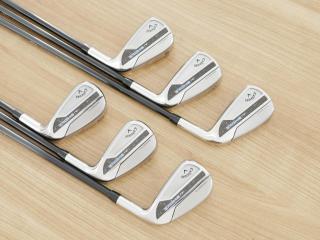 iron_set : ชุดเหล็ก Callaway Paradym Ai Smoke (ออกปี 2024 ตีง่ายมาก ไกล Japan Spec.) มีเหล็ก 6-Pw,Aw (6 ชิ้น) ก้านกราไฟต์ Fujikura TENSEI 50 Flex R