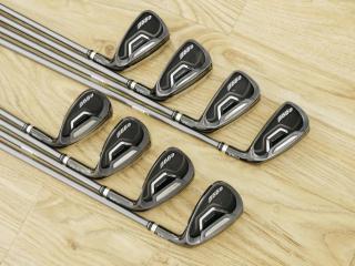 iron_set : ชุดเหล็กกระเทย PRGR New Egg Iron (รุ่นปี 2017 ตีง่ายและไกลมาก) มีเหล็ก 6-Pw,Aw,As,Sw (8 ชิ้น) ก้านกราไฟต์ Flex SR (M-40)