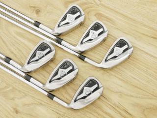 iron_set : ชุดเหล็ก Romaro Ray Alpha (ปี 2017 ใบใหญ่ หน้า Titanium) มีเหล็ก 5-Pw (6 ชิ้น) ก้านเหล็ก NS Pro 950 Flex S