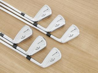 Iron set : Callaway : ชุดเหล็ก Callaway X Forged (รุ่นล่าสุด ปี 2024 นุ่ม แน่น หล่อมาก) มีเหล็ก 5-Pw (6 ชิ้น) ก้านเหล็ก NS Pro Modus 105 Flex S