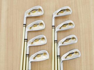 left_handed : ชุดเหล็ก Honma Beres IS-03 (ปี 2015 หน้าเด้ง Forged) มีเหล็ก 5-11,Aw (8 ชิ้น เทียบเท่า 4-Pw) ก้าน ARMRQ 8 (49) FLex SR (2 ดาว)