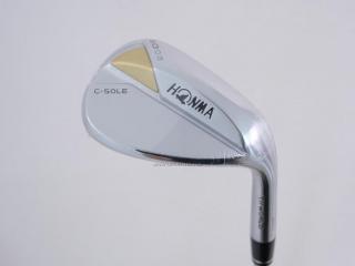 Wedge : Honma : **ของใหม่ ยังไม่แกะพลาสติก** Wedge Honma Tour World TW-W C-Sole (รุ่นล่าสุด ออกปี 2021) Loft 60 ก้านเหล็ก Dynamic Gold S200