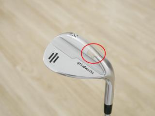 Wedge : Other : **มีตำหนิ** Wedge Grindworks Forged Tungsten (นุ่มมากๆ) Loft 56 ก้านเหล็ก NS Pro Modus 105 Wedge