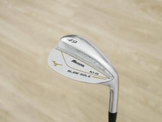 Wedge : Other : Wedge Mizuno MJ-49 SLIDE SOLE Forged Loft 49 ก้านเหล็ก Wedge Flex