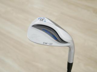Wedge : Other : Wedge Kasco Dolphin DW-123 Forged Loft 58 ก้านกราไฟต์ Wedge Flex