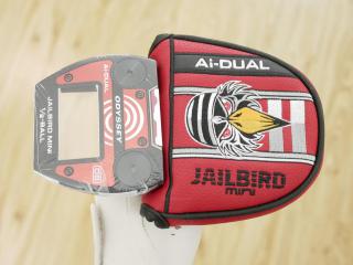 Putter : All : **ของใหม่ ยังไม่แกะพลาสติก** พัตเตอร์ Odyssey Ai-DUAL Jailbird Mini 1/2-BALL (รุ่นล่าสุด ออกปี 2026) ยาว 34 นิ้ว