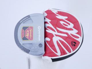Putter : All : **ของใหม่ ยังไม่แกะพลาสติก** พัตเตอร์ Taylormade Spider GT Rollback (ออกปี 2022) ยาว 34 นิ้ว