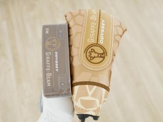 Putter : All : **ของใหม่ ยังไม่แกะพลาสติก** พัตเตอร์ Odyssey GIRAFFE-BEAM DW (รุ่นล่าสุด ออกปี 2024 หายาก) ก้าน Stroke LAB SL 90 ยาว 34 นิ้ว