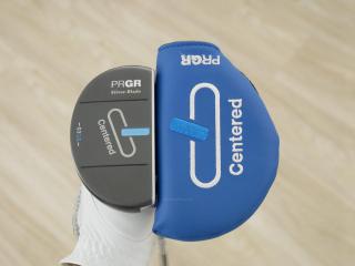 Putter : พัตเตอร์ PRGR Silver-Blade Centered 03OS (Mallet) ยาว 33 นิ้ว