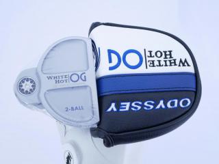 Putter : **ของใหม่ ยังไม่แกะพลาสติก** พัตเตอร์ Odyssey White Hot OG 2-Ball Blue ยาว 32 นิ้ว