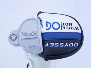 putter : **ของใหม่ ยังไม่แกะพลาสติก** พัตเตอร์ Odyssey White Hot OG 2-Ball Blue ก้าน Stroke LAB ยาว 32 นิ้ว