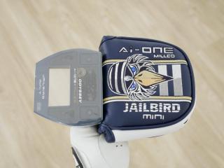 Putter : All : **ของใหม่ ยังไม่แกะพลาสติก** พัตเตอร์ Odyssey Ai-ONE Milled Jailbird Mini T DB (รุ่นท็อป ออกปี 2024) ก้าน Stroke LAB 90 ยาว 34 นิ้ว