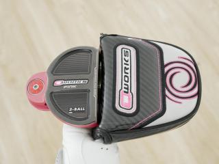 putter : พัตเตอร์ Odyssey O-Works 2-Ball Pink ยาว 34 นิ้ว