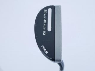putter : พัตเตอร์ PRGR Silver-Blade 02 (Mallet) ยาว 34 นิ้ว
