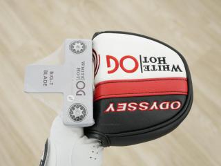 Putter : All : **ของใหม่ ยังไม่แกะพลาสติก** พัตเตอร์ Odyssey White Hot OG BIG-T BLADE ก้าน Stroke LAB ยาว 34 นิ้ว