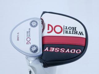 Putter : **ของใหม่ ยังไม่แกะพลาสติก** พัตเตอร์ Odyssey White Hot OG V-Line ก้าน Stroke LAB ยาว 34 นิ้ว