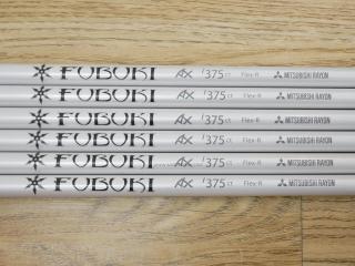 Shaft : All : ก้านชุดเหล็ก Mitsubishi FUBUKI AX i375 Flex R ใส่เหล็ก 5-Pw (6 ชิ้น)