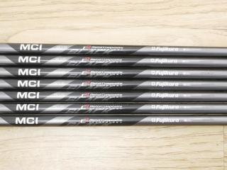 Shaft : All : ก้านชุดเหล็ก Fujikura MCI Black 80 (รุ่นใหม่) Flex R ใส่เหล็ก 4-Pw (7 ชิ้น)