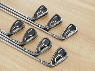Lady club : All : ชุดเหล็กกระเทย PRGR New Egg Iron (รุ่นปี 2017 ตีง่ายและไกลมาก) มีเหล็ก 7-Pw,Aw,As,Sw (7 ชิ้น) ก้านกราไฟต์ Flex L (M-30)