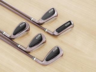 Lady club : All : ชุดเหล็กกระเทย PRGR Egg PC-01 มีเหล็ก 7-Pw,Sw (5 ชิ้น) ก้านกราไฟต์ Flex L (M-30)