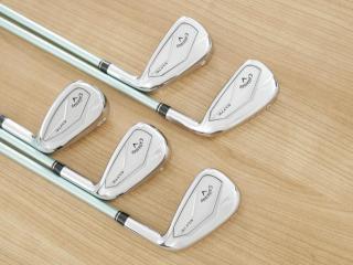 lady_club : ชุดเหล็ก Callaway ELYTE Max Fast (รุ่นล่าสุด ออกปี 2025 ตีง่ายมาก ไกล Japan Spec.) มีเหล็ก 7-Pw,Sw (5 ชิ้น) ก้านกราไฟต์ UST Mamiya LINQ 40 Flex L (Lady)