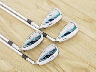Lady club : All : ชุดเหล็ก Bridgestone BG-100L มีเหล็ก 7,9,Pw,Sw (4 ชิ้น) ก้านกราไฟต์ Flex L