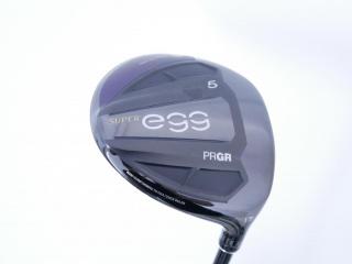 Lady club : All : หัวไม้ 5 PRGR Super Egg (รุ่นปี 2021 หน้าเด้งเกินกฏ COR 0.84 หายากมาก) Loft 17 ก้าน M-30 Flex L