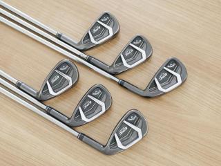 lady_club : ชุดเหล็ก Callaway EPIC Star (ปี 2018 หน้าเด้ง โกงองศา ตีไกลมากๆ) มีเหล็ก 6-Pw,Aw (6 ชิ้น) ก้านกราไฟต์ Mitsubishi Grand Bassara i55 Flex L