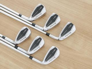 Lady club : ชุดเหล็ก Taylormade Qi (รุ่นล่าสุด ออกปี 2024 Japan Spec.) มีเหล็ก 7-Pw,Aw,Sw (6 ชิ้น) ก้านกราไฟต์ Mitsubishi ELDIO TM40 Flex A (Lady)