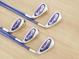 lady_club : ชุดเหล็ก Yamaha Femina มีเหล็ก 7-Pw,Sw (5 ชิ้น) ก้านกราไฟต์ Flex L