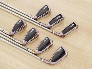 lady_club : ชุดเหล็กกระเทย PRGR Egg II (ตีง่ายและไกลมาก) มีเหล็ก 6-Pw,Aw,As (7 ชิ้น) ก้านกราไฟต์ Flex L (M-30)