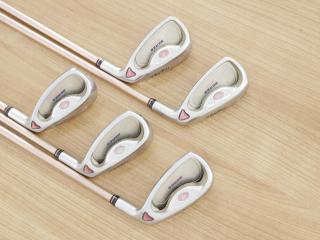 lady_club : **ขาดเหล็ก 8** ชุดเหล็ก Honma Beres ML502 (ตีง่าย เบา ไกล) มีเหล็ก 7-11,Sw (5 ชิ้น) ก้านกราไฟต์ ARMRQ UD40 FLex L (2 ดาว)