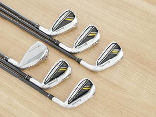 Lady club : All : ชุดเหล็ก Taylormade RocketBladez มีเหล็ก 6-Pw,Sw (6 ชิ้น) ก้านกราไฟต์ Flex L