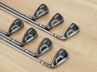 Lady club : All : ชุดเหล็กกระเทย PRGR New Egg Iron (รุ่นปี 2017 ตีง่ายและไกลมาก) มีเหล็ก 7-Pw,Aw,As,Sw (7 ชิ้น) ก้านกราไฟต์ Flex L (M-30)