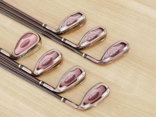 lady_club : ชุดเหล็กกระเทย Maruman Shuttle i3000x มีเหล็ก 5-Pw,Sw (7 ชิ้น) ก้านกราไฟต์ Flex L