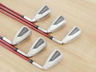 lady_club : ชุดเหล็ก Taylormade Stealth HD (ออกปี 2022 Japan Spec. ใบใหญ่มาก ตีง่ายสุดๆ) มีเหล็ก 7-Pw,Aw,Sw (6 ชิ้น) ก้านกราไฟต์ Mitsubishi Tensei TM40 Flex L